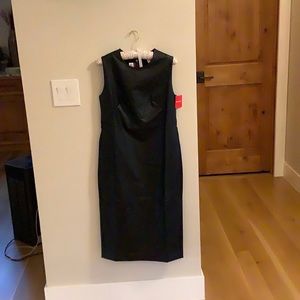 NWT SPANX S Leather-like Sheath Sleeveless Dress.
